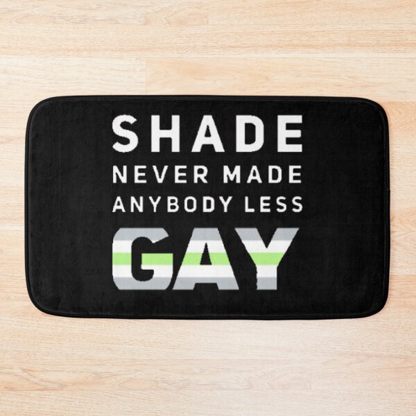 Item preview, Shade Never Made Anybody Less Agender (Black) designed and sold by UnicornPeeps.