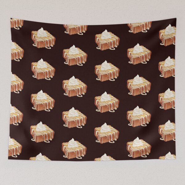Item preview, Honey Bread Brick Toast Topped With Condensed Milk and Whipped Cream designed and sold by Alicia Chee.