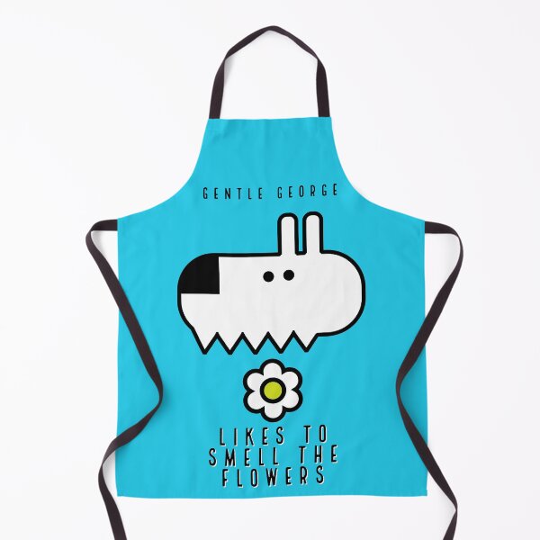 Item preview, GENTLE GEORGE LIKES TO SMELL THE FLOWERS - BLUE designed and sold by EasyBearDesigns.