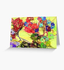Fractal Impressionism Greeting Card