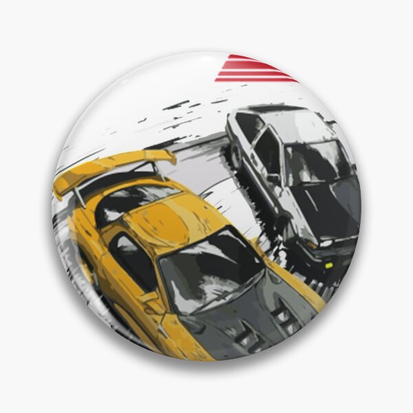 Item preview, intial D - tendem mountain drift RX7 vs AE86 designed and sold by JustsKarantajer.