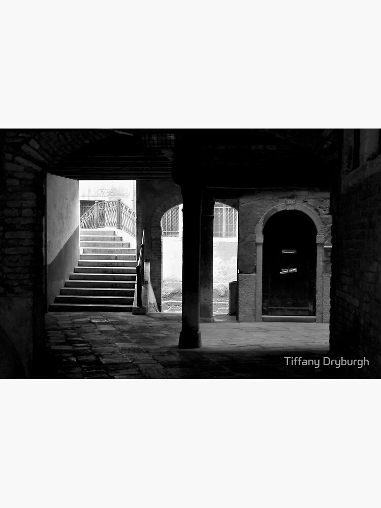 Thumbnail 4 of 4, Metal Print, Don't Look Now designed and sold by Tiffany Dryburgh.