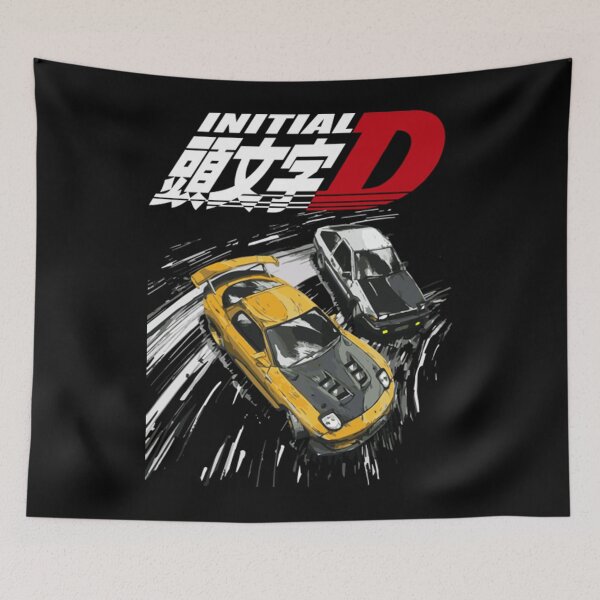 Item preview, intial D - tendem mountain drift RX7 vs AE86 designed and sold by JustsKarantajer.