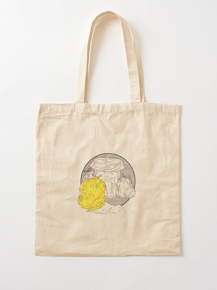 Golden Trash Bag Tote Bag for Sale by LaKorMo