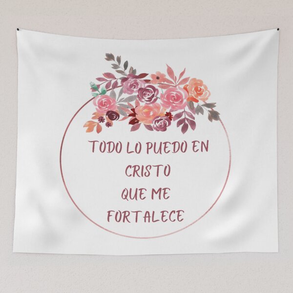Item preview, I can do everything in Christ who strengthens me. designed and sold by Fe-En-Cristo.