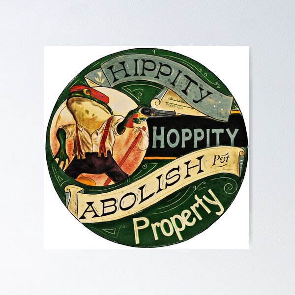Item preview, Abolish Property - Anarchist Frog designed and sold by Loki Propagandart.