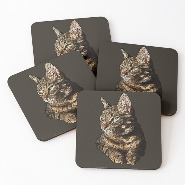 Item preview, Gorgeous cat geometrical art  designed and sold by Daydreamer753.
