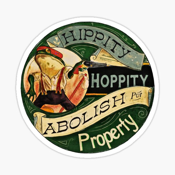 Item preview, Abolish Property - Anarchist Frog designed and sold by Loki Propagandart.