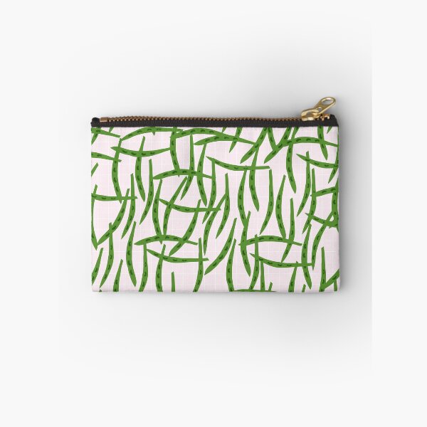 Item preview, Green Beans Pattern on Pink Background designed and sold by kapotka.