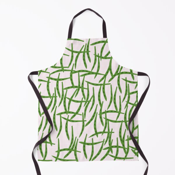 Item preview, Green Beans Pattern on Pink Background designed and sold by kapotka.