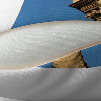 Thumbnail 2 of 3, Throw Pillow, Blue Sky, Vicenza designed and sold by Tiffany Dryburgh.