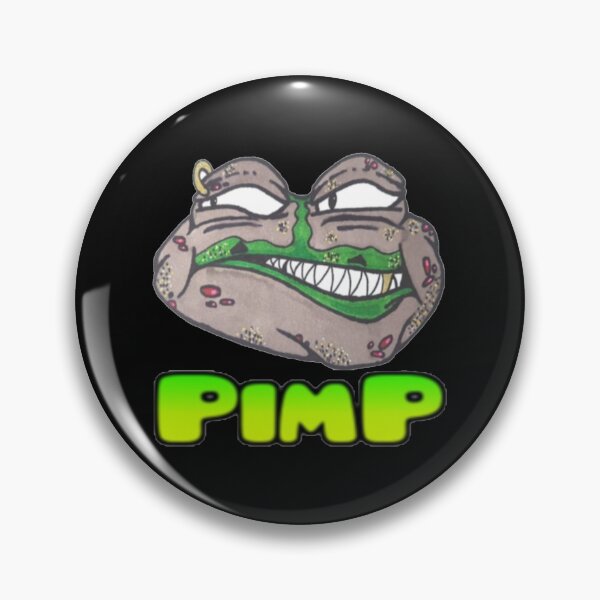 Item preview, The Toad....The Pond Pimp. Gamer emote original artwork by Rob Clancy designed and sold by Robin Clancy.