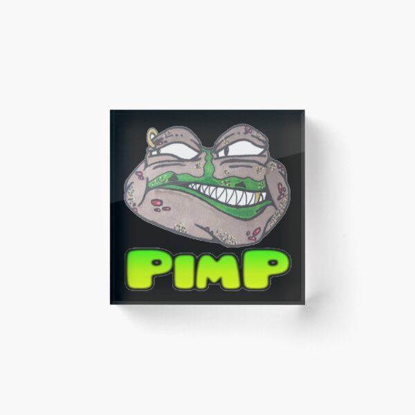 Item preview, The Toad....The Pond Pimp. Gamer emote original artwork by Rob Clancy designed and sold by Robin Clancy.