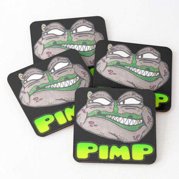 Item preview, The Toad....The Pond Pimp. Gamer emote original artwork by Rob Clancy designed and sold by Robin Clancy.