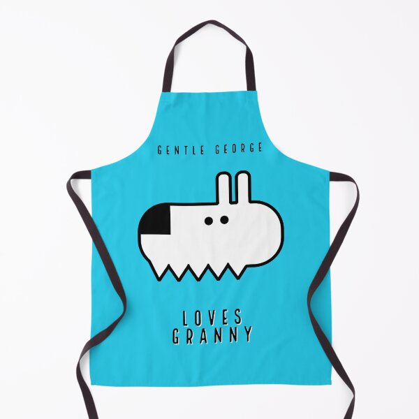 Item preview, GENTLE GEORGE LOVES GRANNY- BLUE designed and sold by EasyBearDesigns.