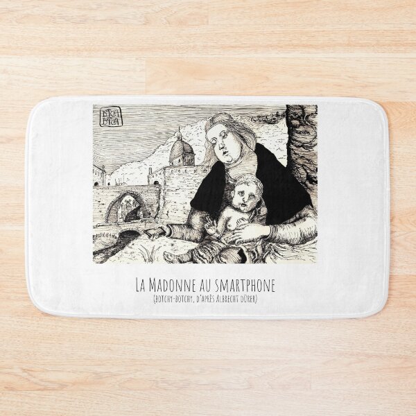 Item preview, madonna with smartphone designed and sold by Botchy-Botchy.