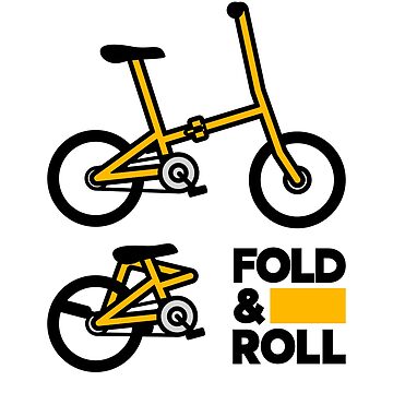 Roll retailer folding bike