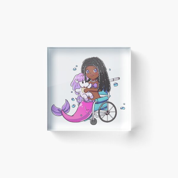 Item preview, Mermaid with Baby Unicorn  designed and sold by Speckledfrog.