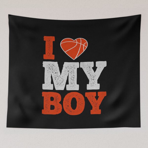 Artikelvorschau, I Love My Boy - Basketball Sprüche Geschenk entworfen und verkauft von dm4design.