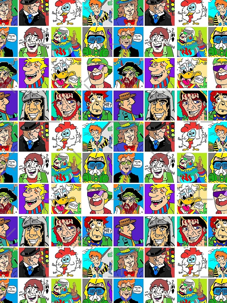 Face Collage 2 by jazzdraws508