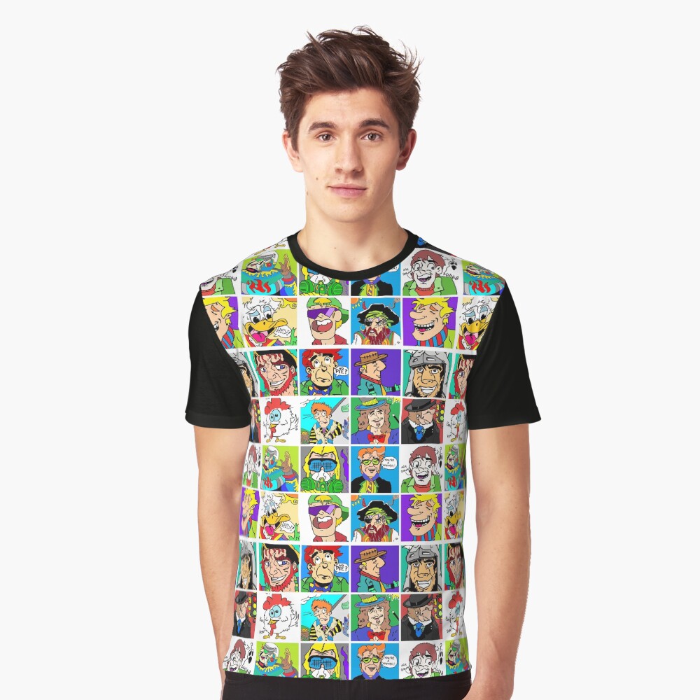 Face Collage 2 Graphic T-Shirt
