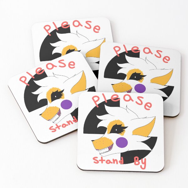 Item preview, Please Stand By Red Foxy Funny Fnaf2 designed and sold by CharlaBonnieTee.