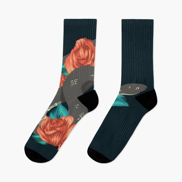 Item preview, Snake With Flowers designed and sold by EVERTEESLOVER.