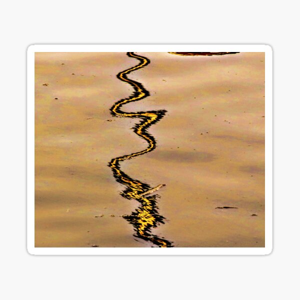 Abstract Line Reflection 00002 Sticker