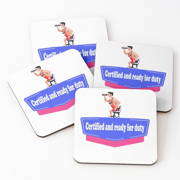 Item preview,  Fuuny Lifeguard Certified and ready for duty,gift idea for lovers beach designed and sold by Mac Store.