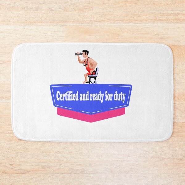Item preview,  Fuuny Lifeguard Certified and ready for duty,gift idea for lovers beach designed and sold by Mac Store.