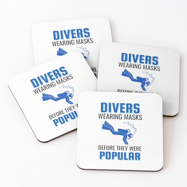 Item preview, Divers Wearing Masks Before They Were Popular designed and sold by momsnpops.