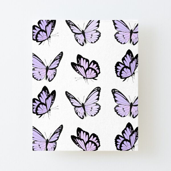 Download Butterfly Graphic Art Purple Pastel iPhone Wallpaper