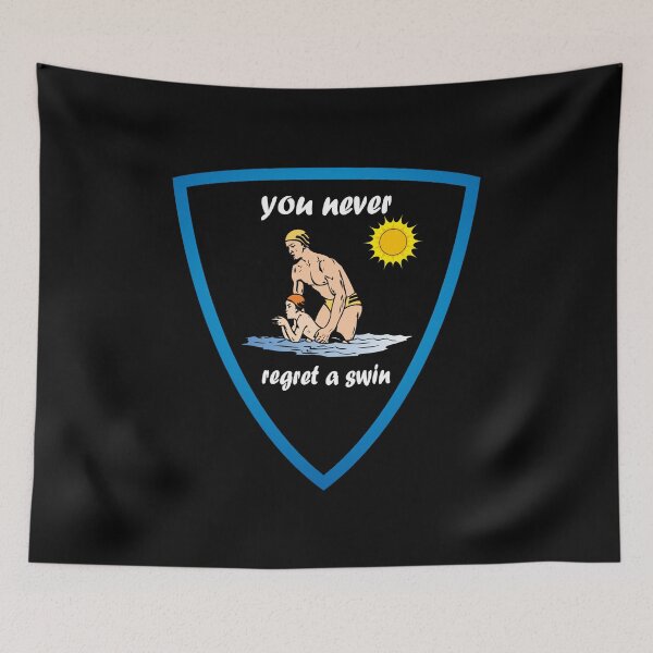 Item preview,  Fuuny Lifeguard  you never regret a swin,gift idea for lovers beach designed and sold by Mac Store.