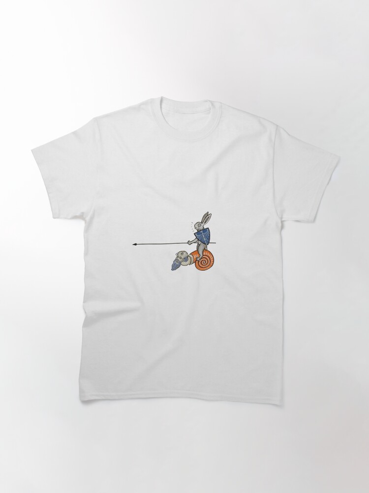 Thumbnail 3 von 7, Classic T-Shirt, Ein tapferer Ritter und sein edles Ross designt und verkauft von mollyesymms.