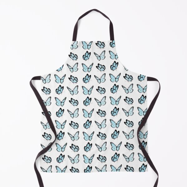 Item preview, Aesthetic Baby Blue Pastel Butterflies designed and sold by acatalepsys.