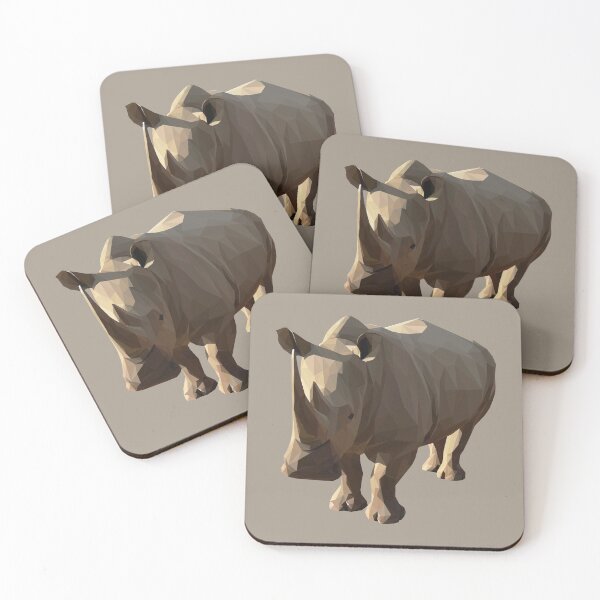 Item preview, Low Poly African Rhino Body designed and sold by ErinFCampbell.