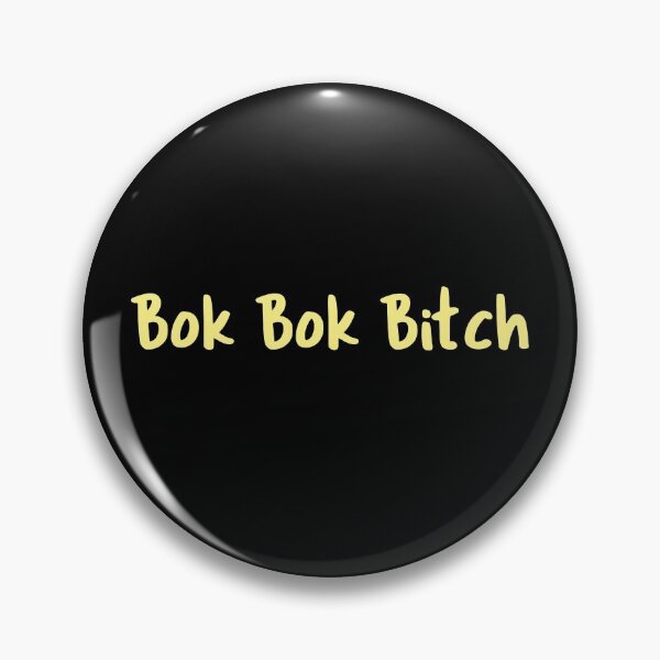 Item preview, Bok Bok Bitch -Crazy Rich Asians Design in Yellow Text- because Chickens are Bitches! designed and sold by katiekendall.
