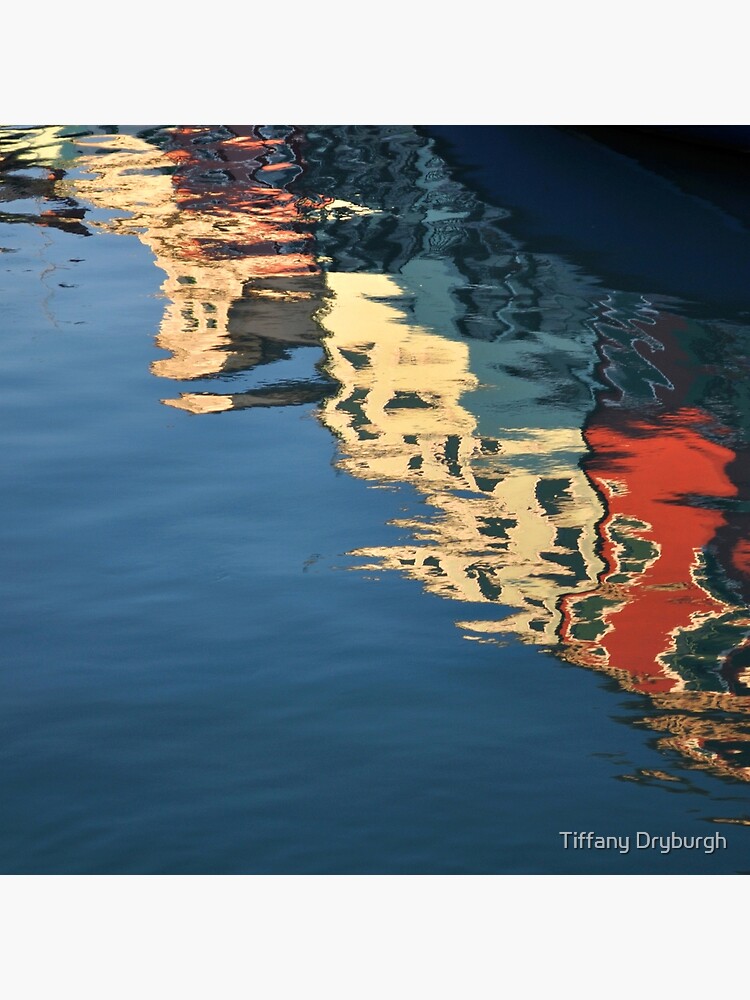 Thumbnail 2 of 2, Tote Bag, Burano Reflections designed and sold by Tiffany Dryburgh.