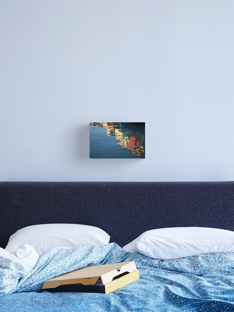Thumbnail 1 of 3, Canvas Print, Burano Reflections designed and sold by Tiffany Dryburgh.