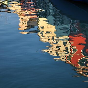 Artwork thumbnail, Burano Reflections by Tiffany