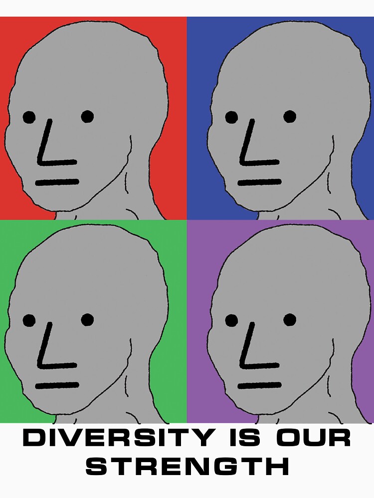 Npc Meme Shirt Diversity Is Our Strength Tee Shirt Npc Meme Shirt Diversity Is Our Strength Tee Shirt