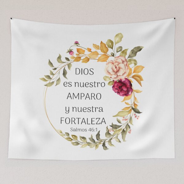 Item preview, God is our refuge and our strength. Psalm 46: 1 designed and sold by Fe-En-Cristo.