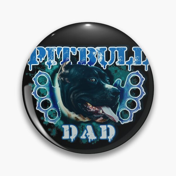 Item preview, BLUE Pitbull dad / American pitbull terrier / APBT designed and sold by DarkDesign69.