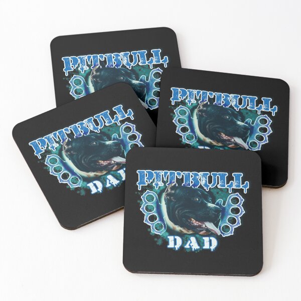 Item preview, BLUE Pitbull dad / American pitbull terrier / APBT designed and sold by DarkDesign69.