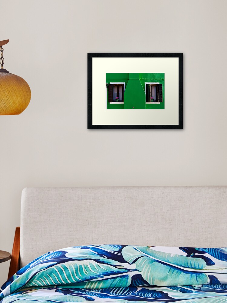Thumbnail 1 of 7, Framed Art Print, A Whole Lot of Green designed and sold by Tiffany.
