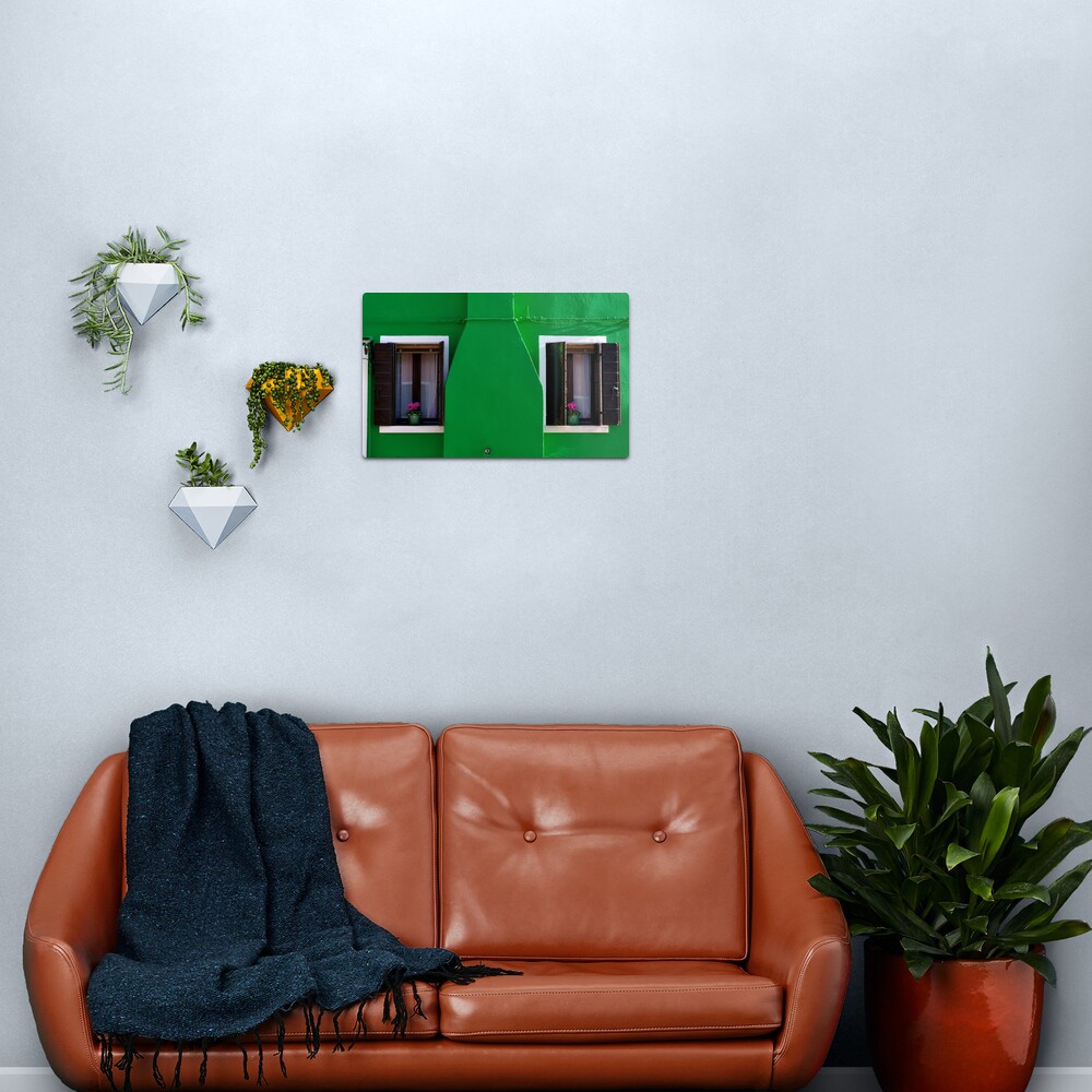 A Whole Lot of Green Metal Print