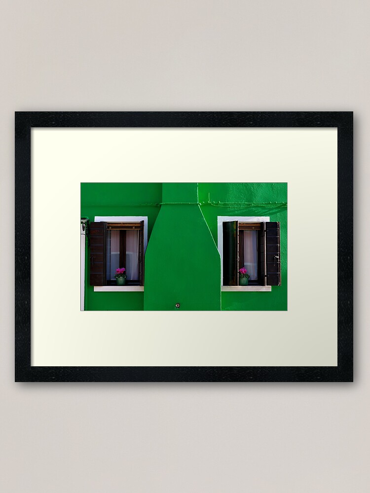 Alternate view of A Whole Lot of Green Framed Art Print