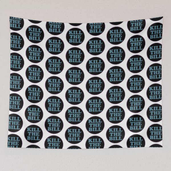 Item preview, Kill The Bill - KillTheBill - blue and black v2 designed and sold by justsomethings.