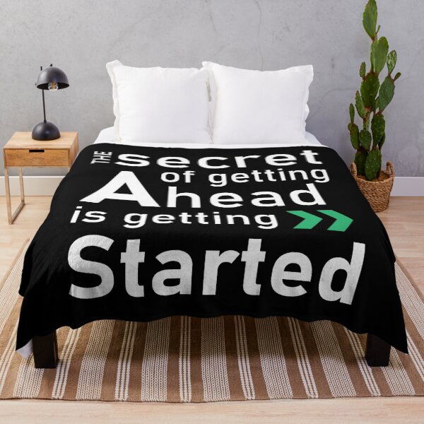 Item preview, The secret of getting ahead is getting started designed and sold by Nesdigiart.
