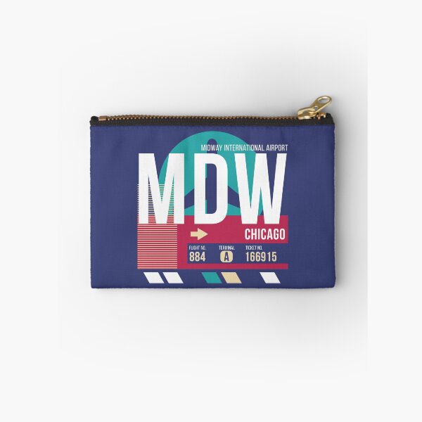 Item preview, Chicago Midway (MDW) Airport Code Baggage Tag designed and sold by SLAG-Creative.
